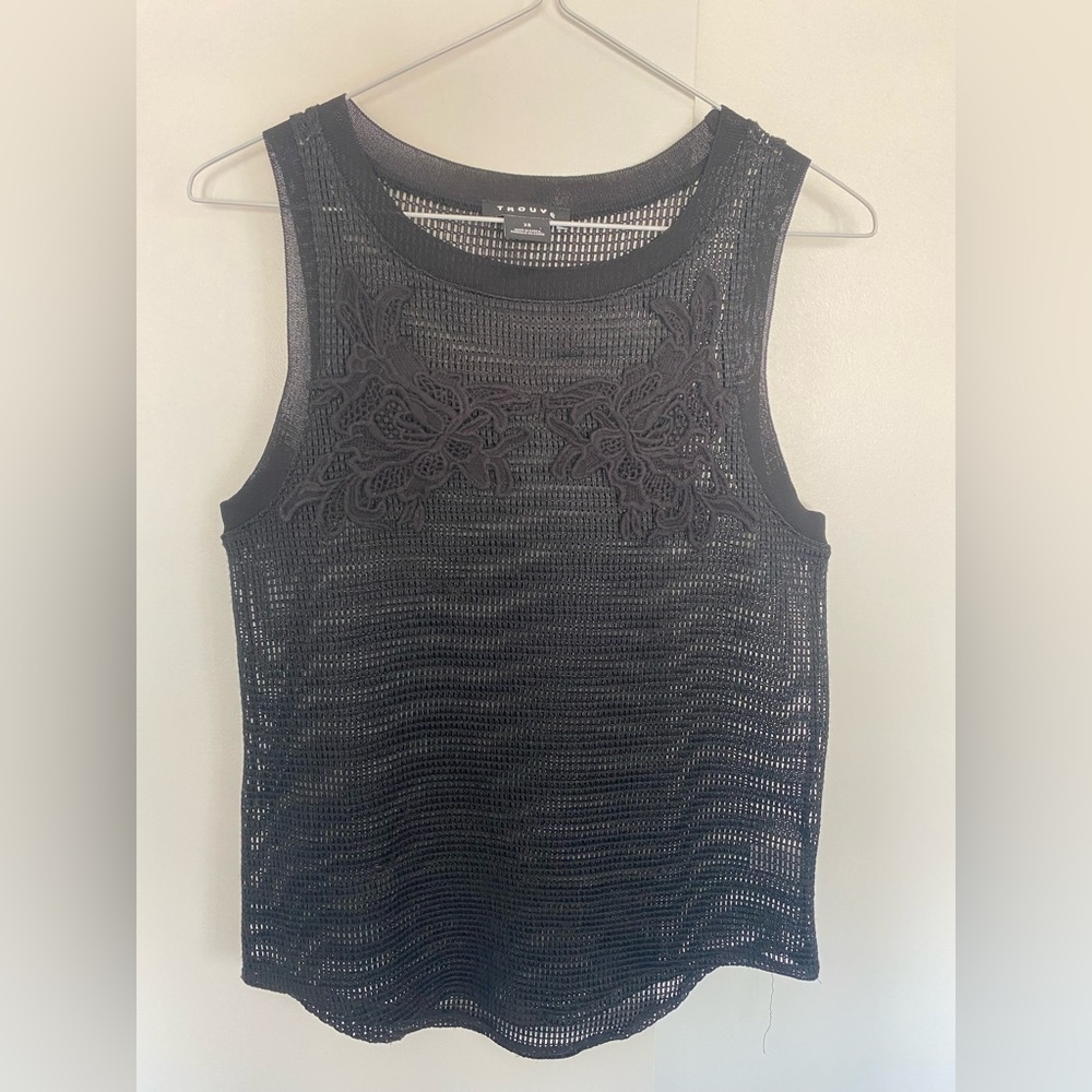 Mesh Sleeveless Top